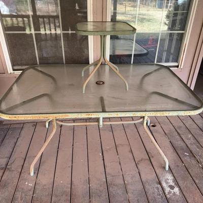 Two Outdoor Tables