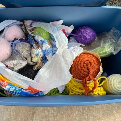 Tote Ful Of Yarn