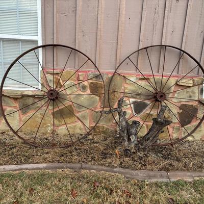 Metal Wagon Wheels