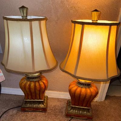 Two Table Lamps 