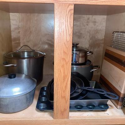 Assorted Pot & Pans Plus