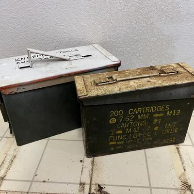 Two Ammo Boxes
