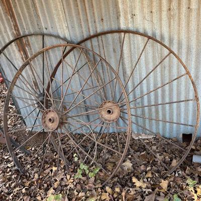 Antique Farm Wheels