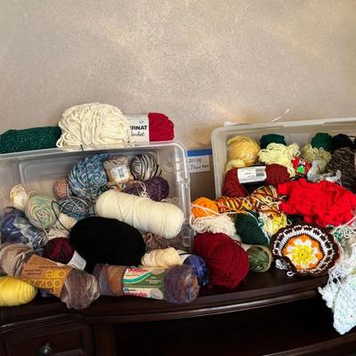 Tubs Of Yarn