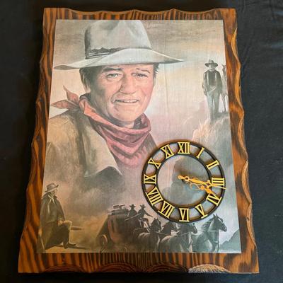 Vintage John Wayne Clock