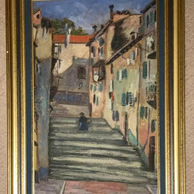 European Style Oil Painting by Jules Marie Canneel (1881 - 1953)
