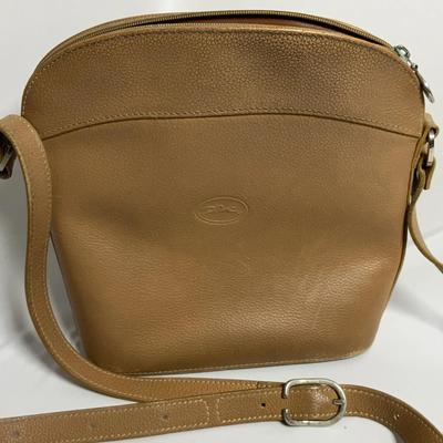 Vintage Longchamp Leather Crossbody Bag - Certified Authentic