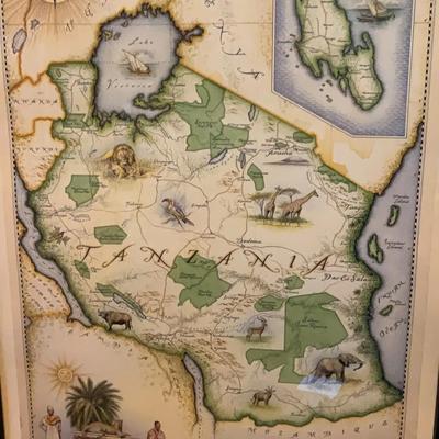 Blue Rhino Map Of Tanzania