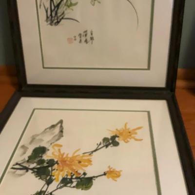 Two Asian Pieces Of Art