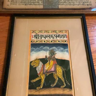 Two Pieces Of Hindi Art