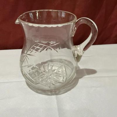 Cut Crystal Pitcher