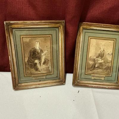 Pair Of Vintage Prints