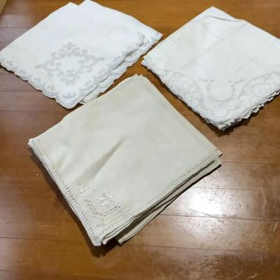 Two Sets Of Vintage Napkins