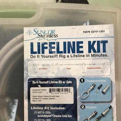 New In Box Suncor Stainless Lifeline Kit