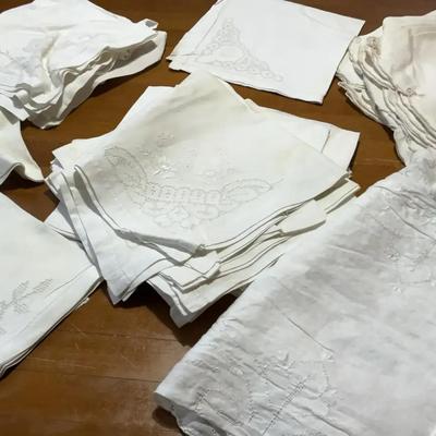 Mystery Lot Of Mostly Vintage Napkins