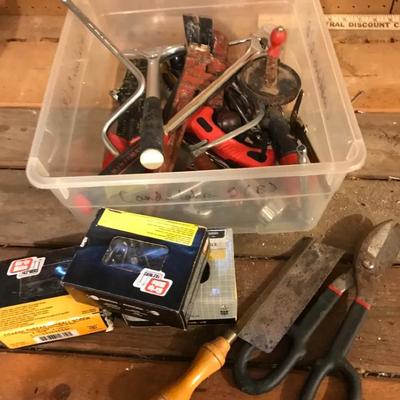 Assorted Tool Lot With Some Nails/Screws