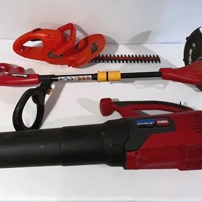 Lawn Care Set-Toro Blower, Homelite Edger, Black & Decker Trimmer