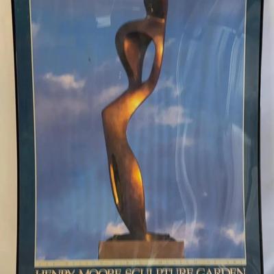 Henry Moore Sculpture Garden Poster
