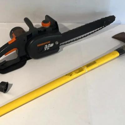 Remington 16” Chain Saw & Craftsman Splitting Maul Axe