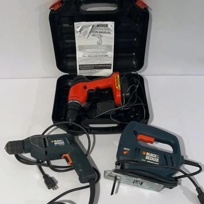 Black And Decker Drills And  Jigsaw