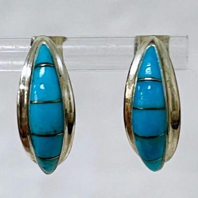 Sterling Silver Turquoise Earrings