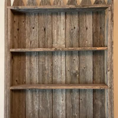 Rustic Wood Wall Shelf