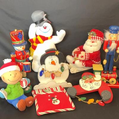 Nutcrackers, Charlie Brown, Santas, Snowman 