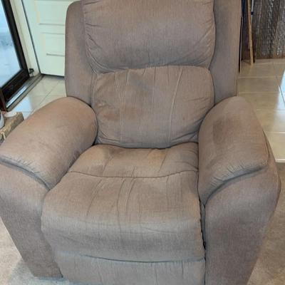 Manual Recliner Light Brown