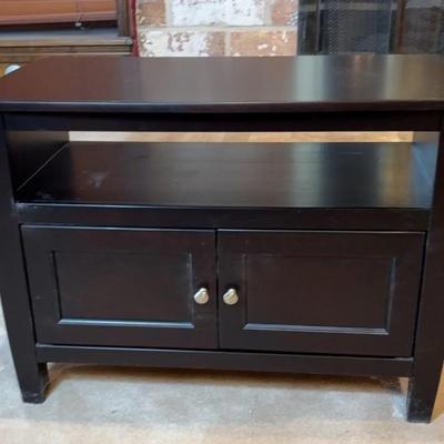 Dark Wood TV Stand