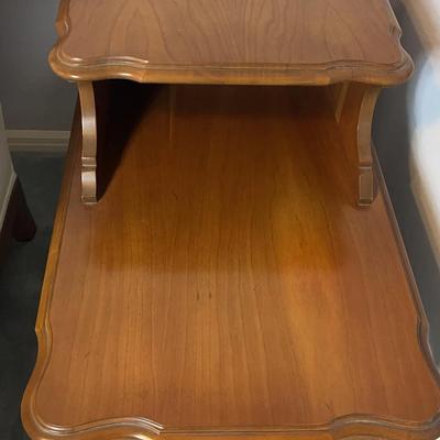 Bassett Two Tiered Side Table I