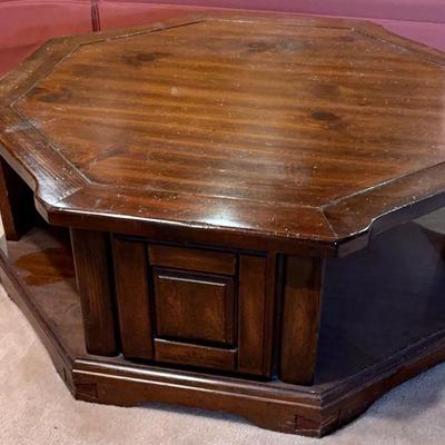 Octagon Shaped Coffee Table