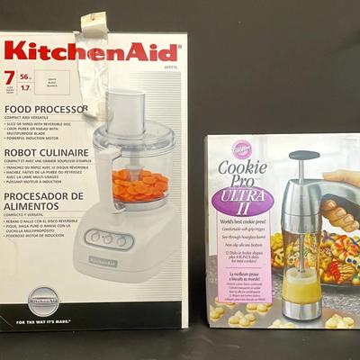 Kitchenaid Food Processor, And Wilton Cookie Pro