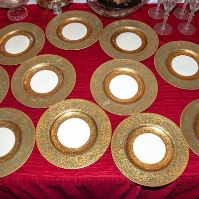 Royal Worcester Gold Gilt Plates