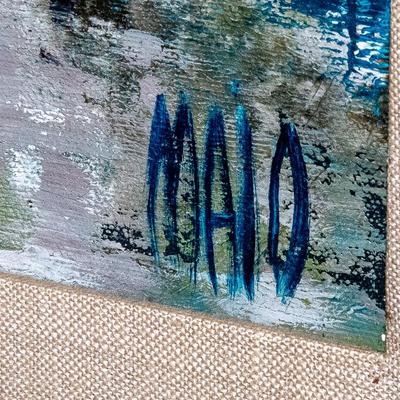 Original Oil on Canvas "Skyline" by Jean MAIO 