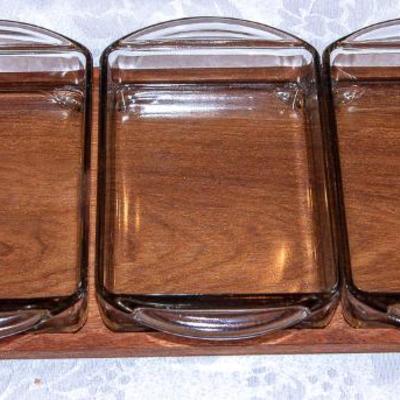 Mid Century Modern Danish Teak serving tray