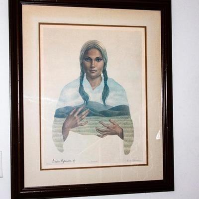 Signed, Irene Spencer Lithograph