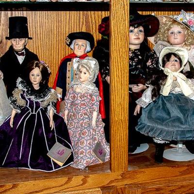 LARGE DOLL COLLECTION INCLUDING MADAME ALEXANDER