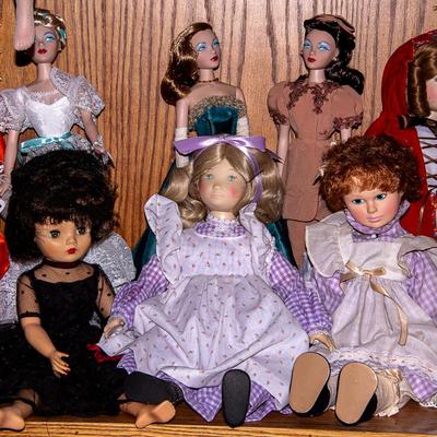LARGE DOLL COLLECTION INCLUDING MADAME ALEXANDER