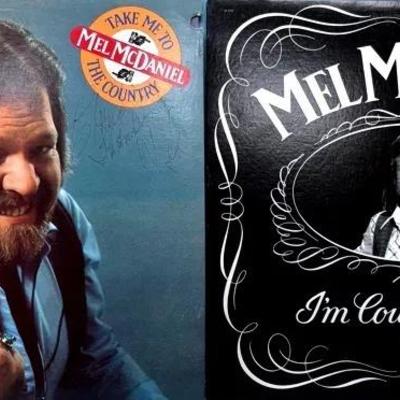 Vintage Signed- Mel McDaniel Vinyls 