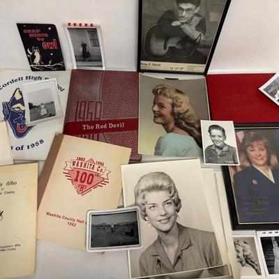 Signed Mary Fallen Photo, Yearbooks and More