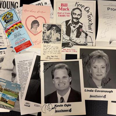 "Roy Rogers" Show Fan Card, News Channel 4 and More