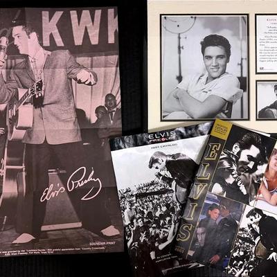 Elvis Presley Poster, Commemorative Collectible, & Magazine