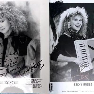 Becky Hobbs Autographed Headshots