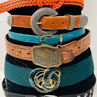 Assorted Western and Casual Belts