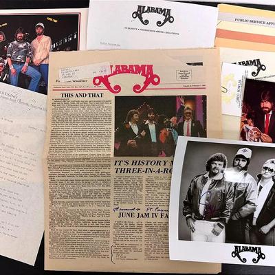 “Alabama” ‘85 Tour Memorabilia 