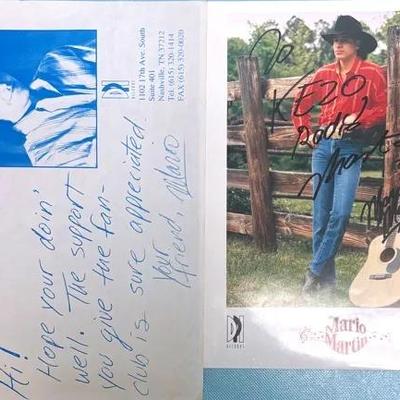 "Mario Martin" Signed Headshot 