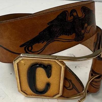 Vintage Eagle “TG&Y” Belt 