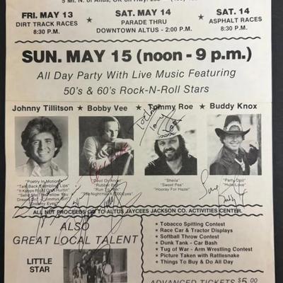 Signed Grand Opening Flyer