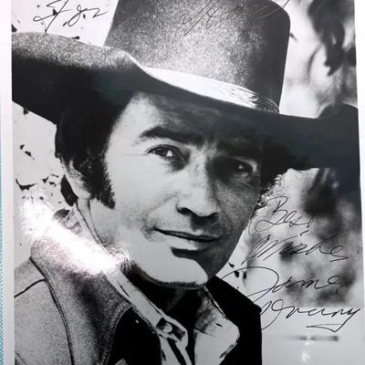 "James Drury" Autographed Headshot