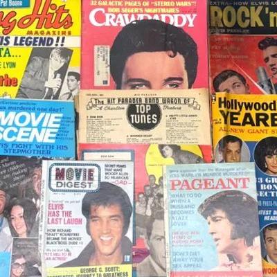 Vintage Elvis Presley Magazine Collection 
